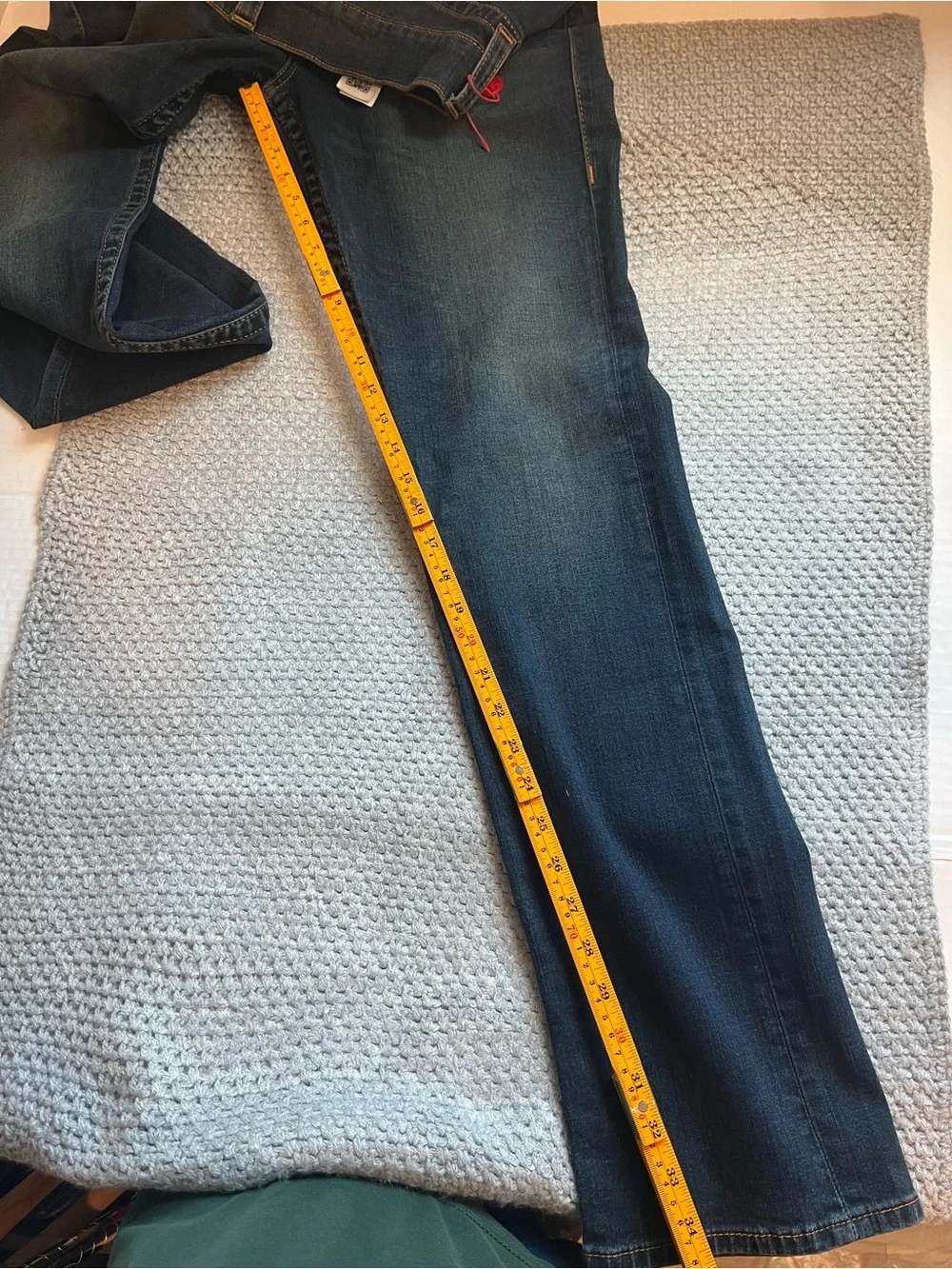True Religion Ricky Relaxed Straight Dark Wash Jeans Mens Size 30 Made In Mexico